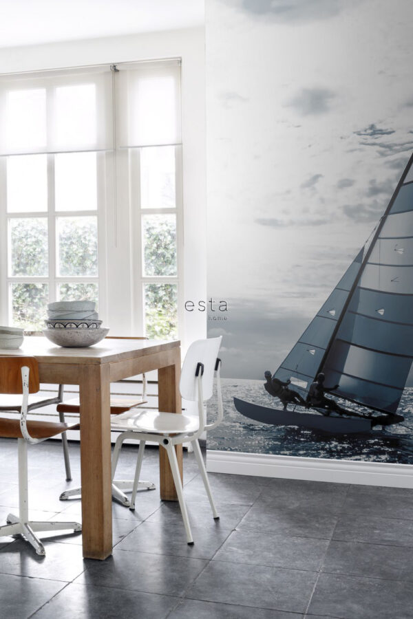 ESTAhome fototapeet purjekas - sinine