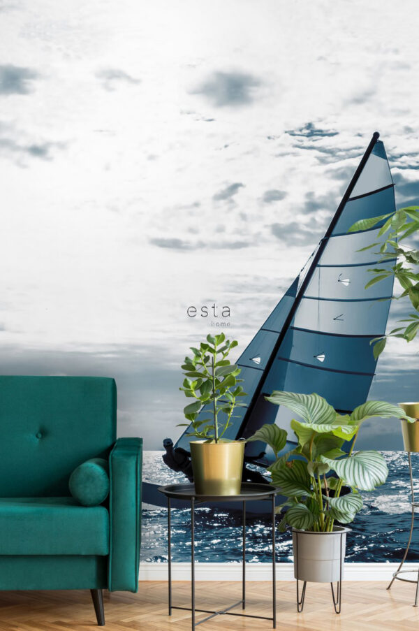 ESTAhome fototapeet purjekas - sinine