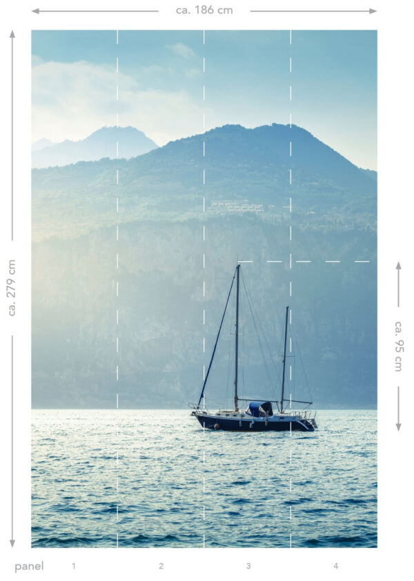 ESTAhome fototapeet purjekas - sinine