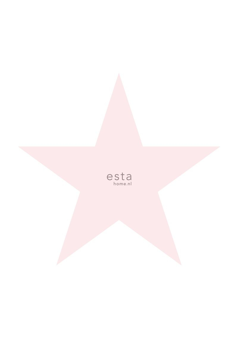 ESTAhome suur täht fototapeet - heleroosa