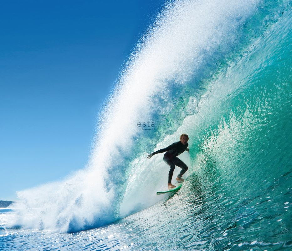 ESTAhome fototapeet surf - sinine ja mere roheline