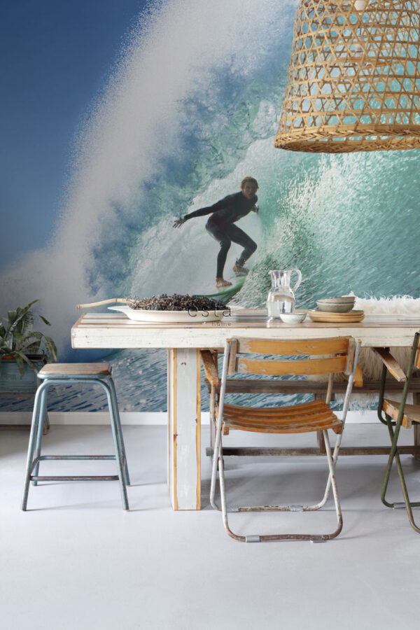 ESTAhome fototapeet surf - sinine ja mere roheline