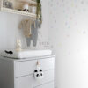 ESTAhome polkadot fototapeet - hall, kollane, lilla, heleroosa, mündiroheline, sinine ja oranž