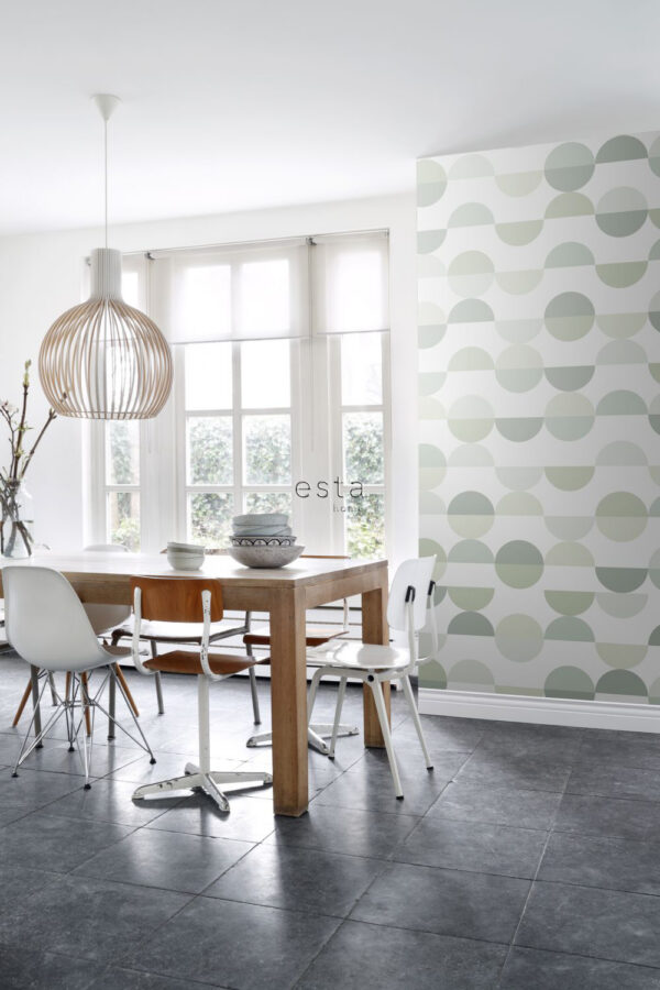 ESTAhome fototapeet poolringid retro roheline