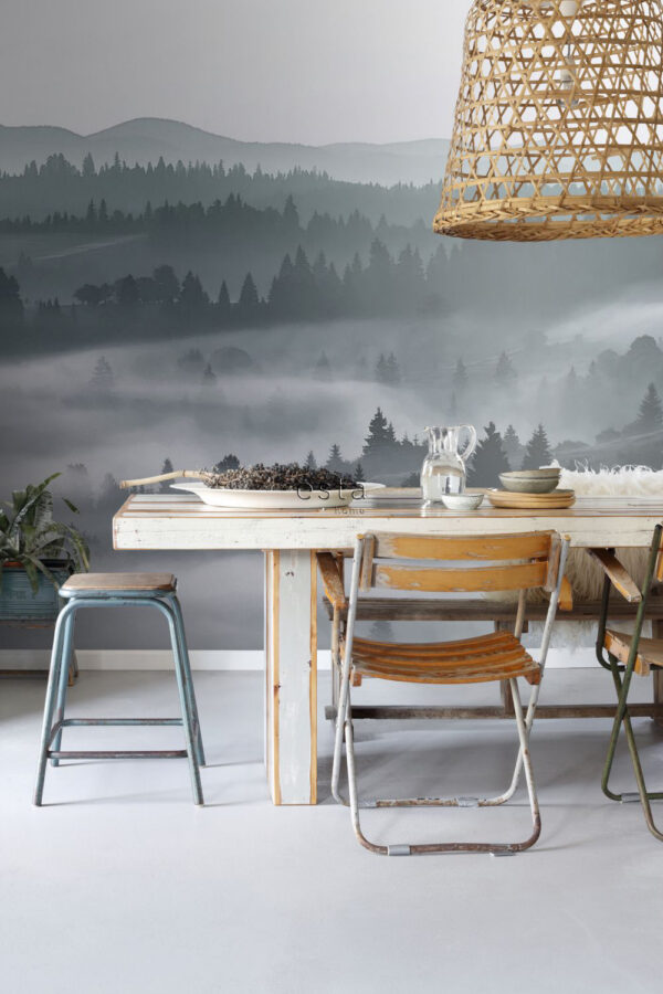 ESTAhome fototapeet udused mäed - roheline