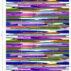 ESTAhome horisontaalsed triibud fototapeet - sinine, roheline, lilla ja roosa