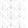 ESTAhome fototapeet art deco motiiv - valge ja must