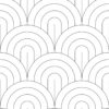 ESTAhome fototapeet art deco motiiv - valge ja must
