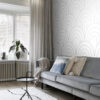 ESTAhome fototapeet art deco motiiv - valge ja must