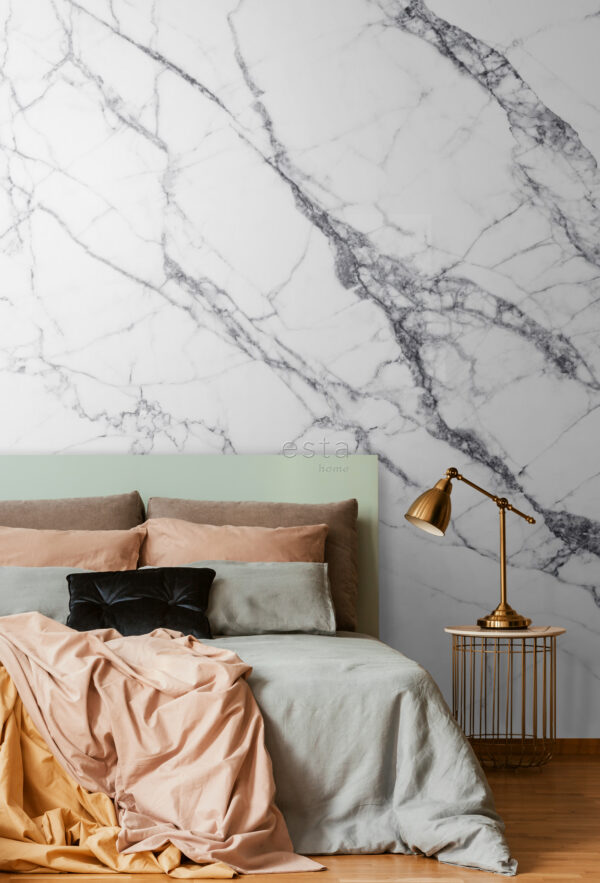 ESTAhome fototapeet marmor must-valge