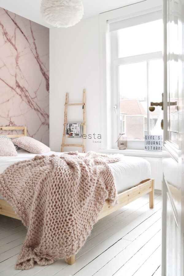 ESTAhome fototapeet marmor hall roosa
