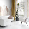 ESTAhome fototapeet art deco motiiv - terrakota ja heleroosa