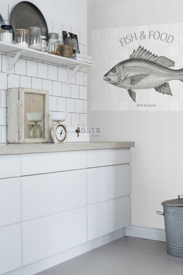 ESTAhome isekleepuv seinakleebis kala must