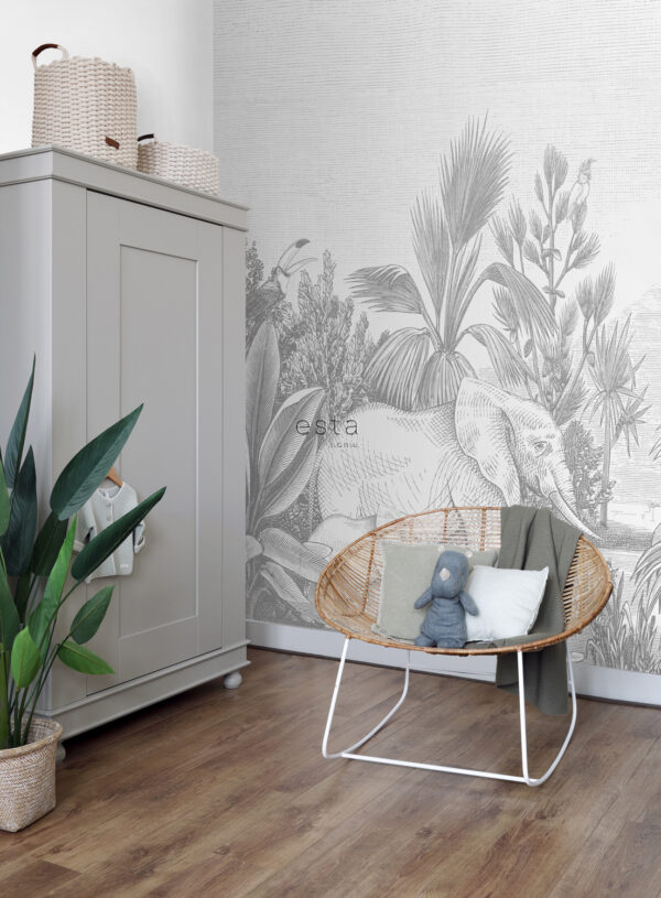 ESTAhome jungle fototapeet - hall