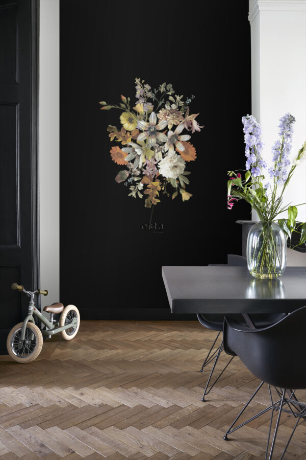 ESTAhome fototapeet vaikelu lilled mitmevärviline must