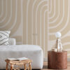 ESTAhome fototapeet art deco motiiv - beež
