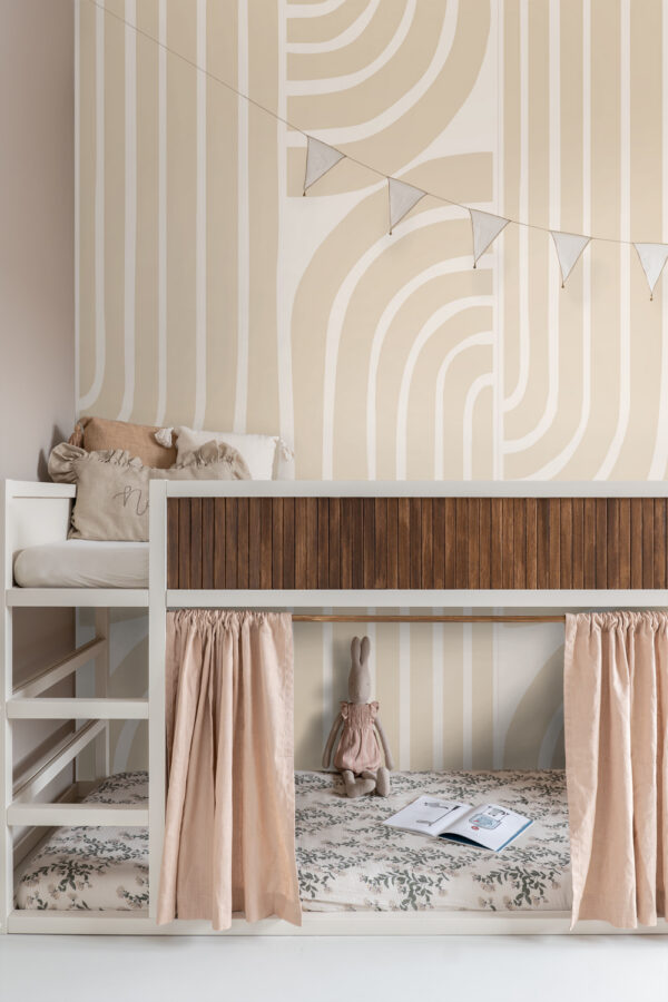 ESTAhome fototapeet art deco motiiv - beež