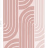 ESTAhome fototapeet art deco motiiv - antiikroosa