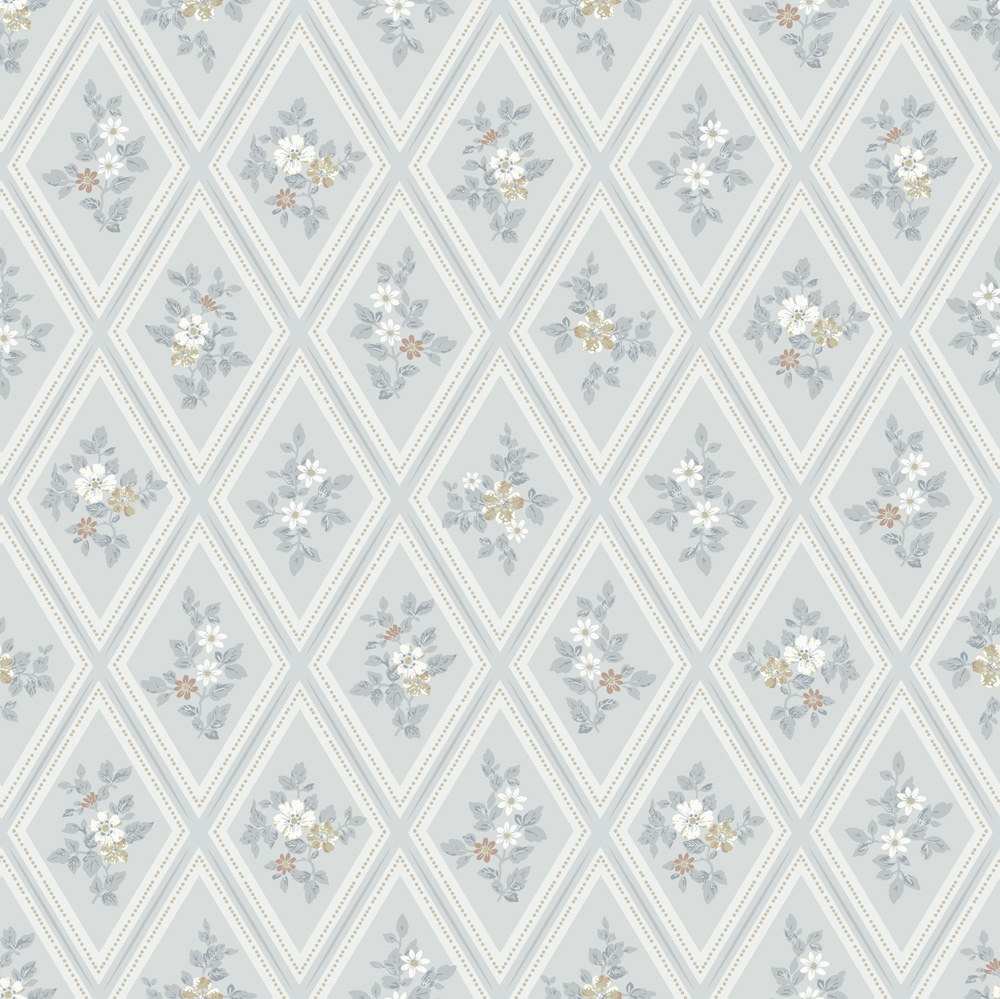 Midbec Trellis tapeet - Sinine