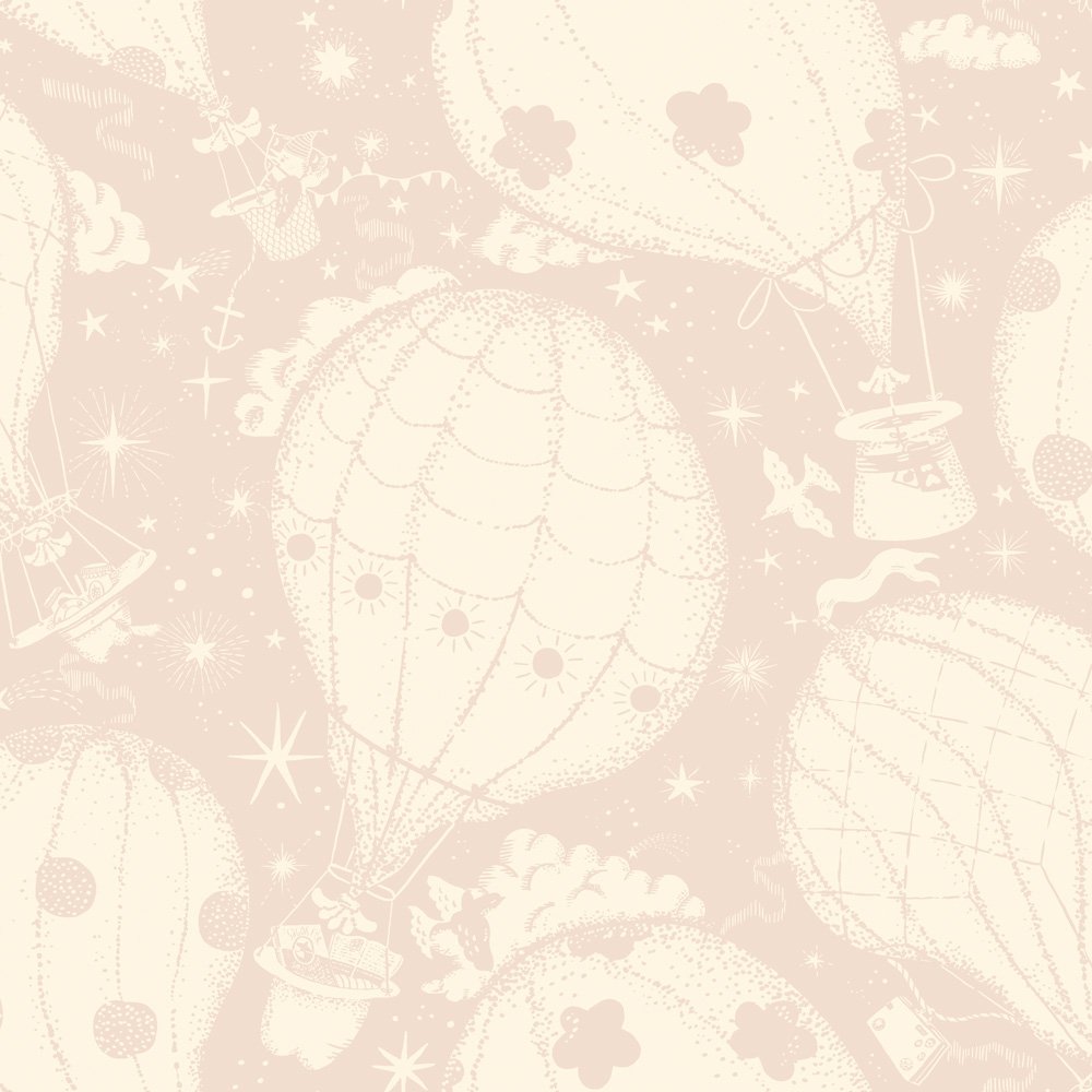 Midbec Ballongerna tapeet - Roosa