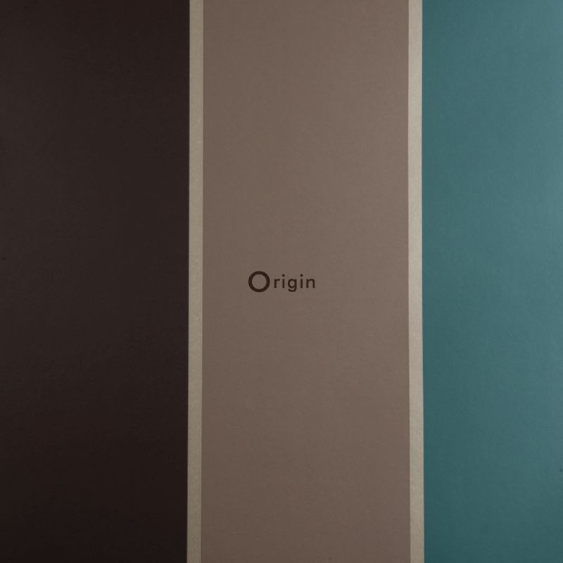 Origin Wallcoverings tapeediribad - türkiissinine ja pruun