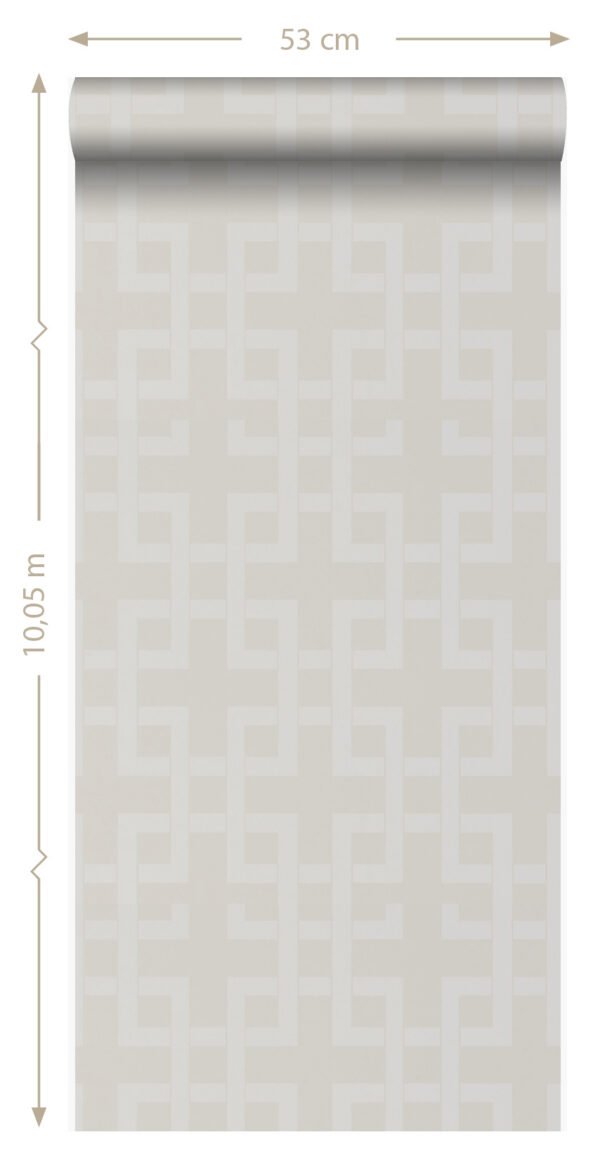 Origin Wallcoverings geomeetriline motiiv tapeet - beež