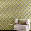 Origin Wallcoverings geomeetriline motiiv tapeet - oliiviroheline