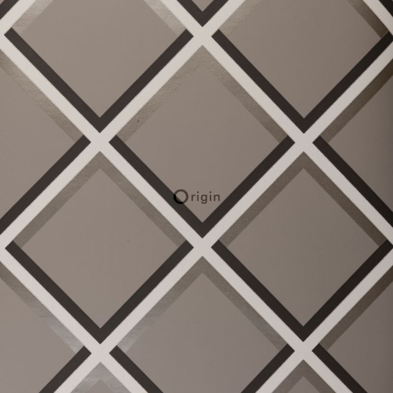 Origin Wallcoverings geomeetriline motiiv tapeet - taupe