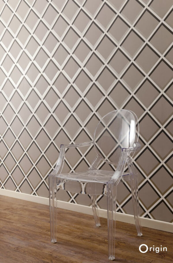 Origin Wallcoverings geomeetriline motiiv tapeet - taupe
