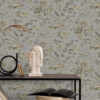 Origin Wallcoverings lillemotiiv tapeet - taupe hall ja pruun
