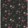 Origin Wallcoverings tapeet lilled - must ja roosa
