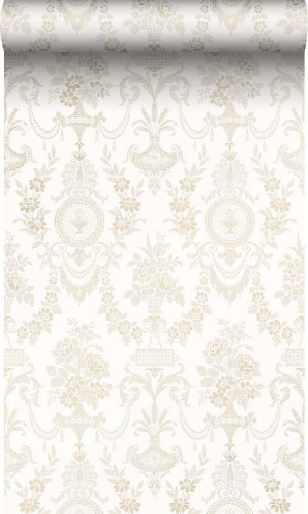 Origin Wallcoverings tapeet ornament valge