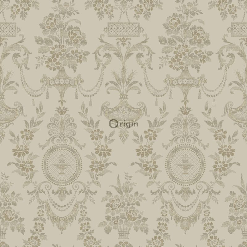 Origin Wallcoverings tapeet ornament taupe