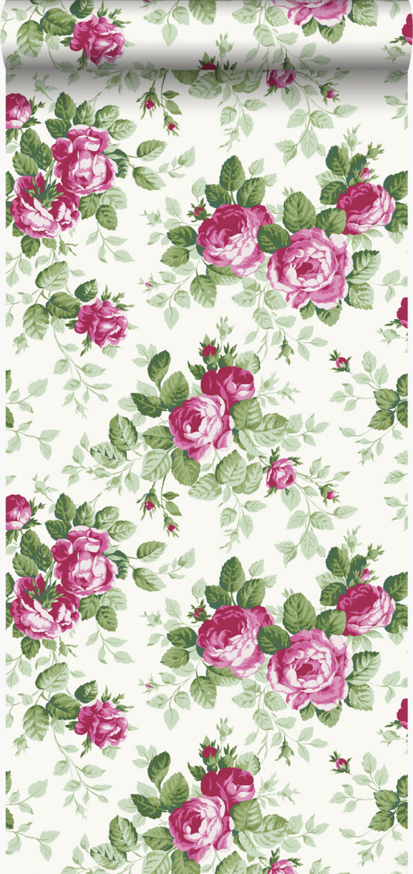 Origin Wallcoverings tapeetroosid - roosa