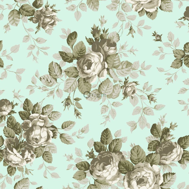 Origin Wallcoverings tapeetroosid - türkiissinine