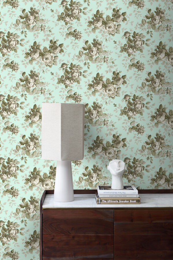 Origin Wallcoverings tapeetroosid - türkiissinine