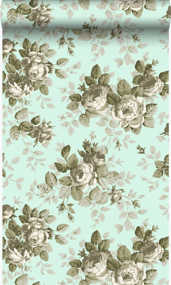 Origin Wallcoverings tapeetroosid - türkiissinine