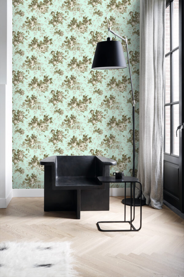 Origin Wallcoverings tapeetroosid - türkiissinine