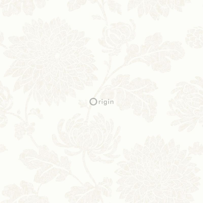 Origin Wallcoverings tapeet lilled valge
