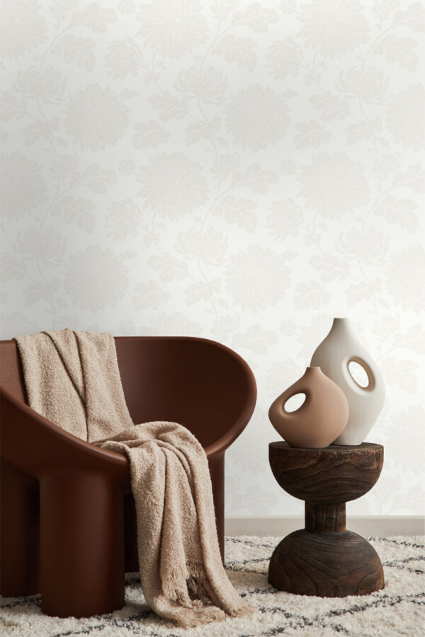 Origin Wallcoverings tapeet lilled valge