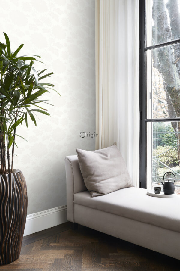 Origin Wallcoverings tapeet lilled valge