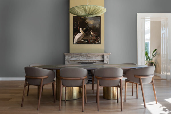 Origin Wallcoverings tapeet ühtlane tumehall
