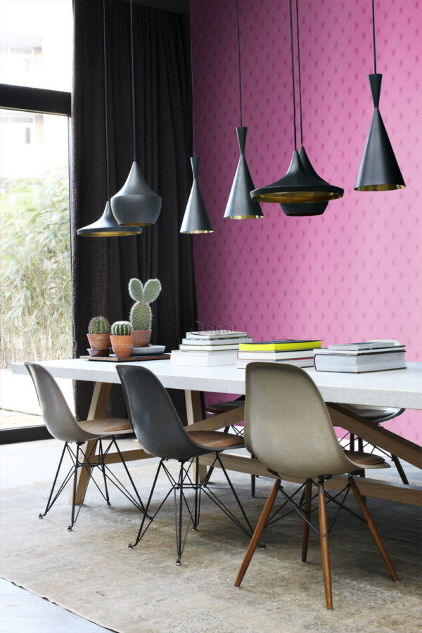 Origin Wallcoverings tapeet nööpidega roosa