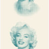 Origin Wallcoverings tapeet Marilyn Monroe - valge ja türkiis