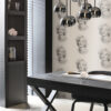 Origin Wallcoverings tapeet Marilyn Monroe - hall ja must
