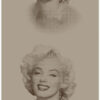 Origin Wallcoverings tapeet Marilyn Monroe läikiv pronks