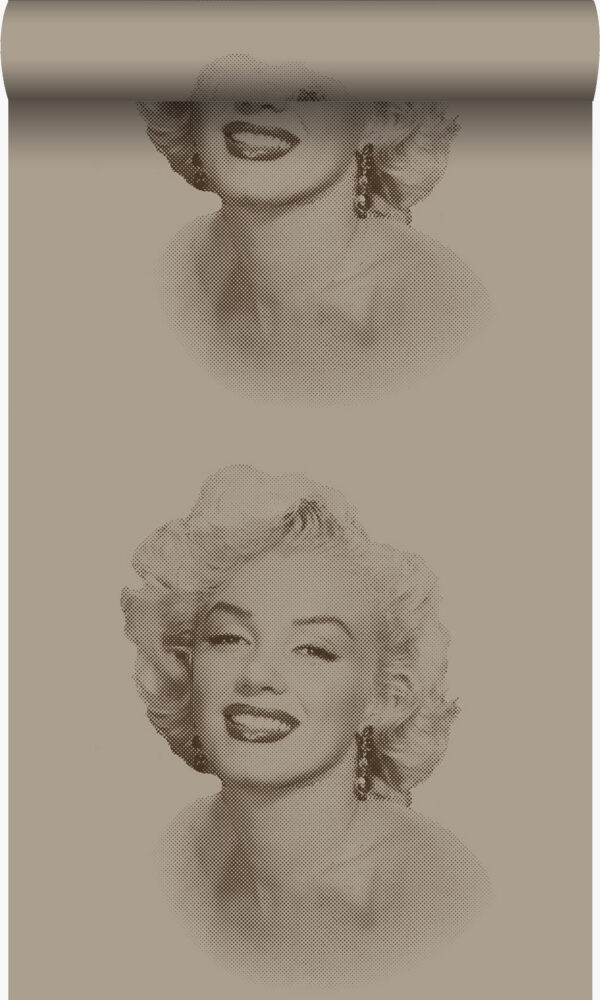 Origin Wallcoverings tapeet Marilyn Monroe läikiv pronks