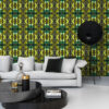 337201_3_wo9_3 Origin Wallcoverings tapeet kaleidoskoop - kollane ja roheline