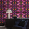 Origin Wallcoverings tapeet kaleidoskoop - roosa ja oranž
