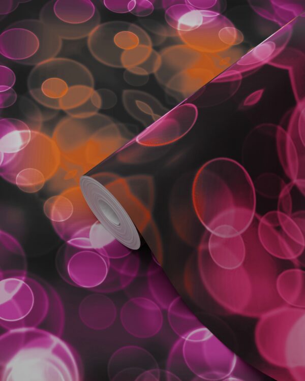 Origin Wallcoverings tapeet kaleidoskoop - roosa ja oranž